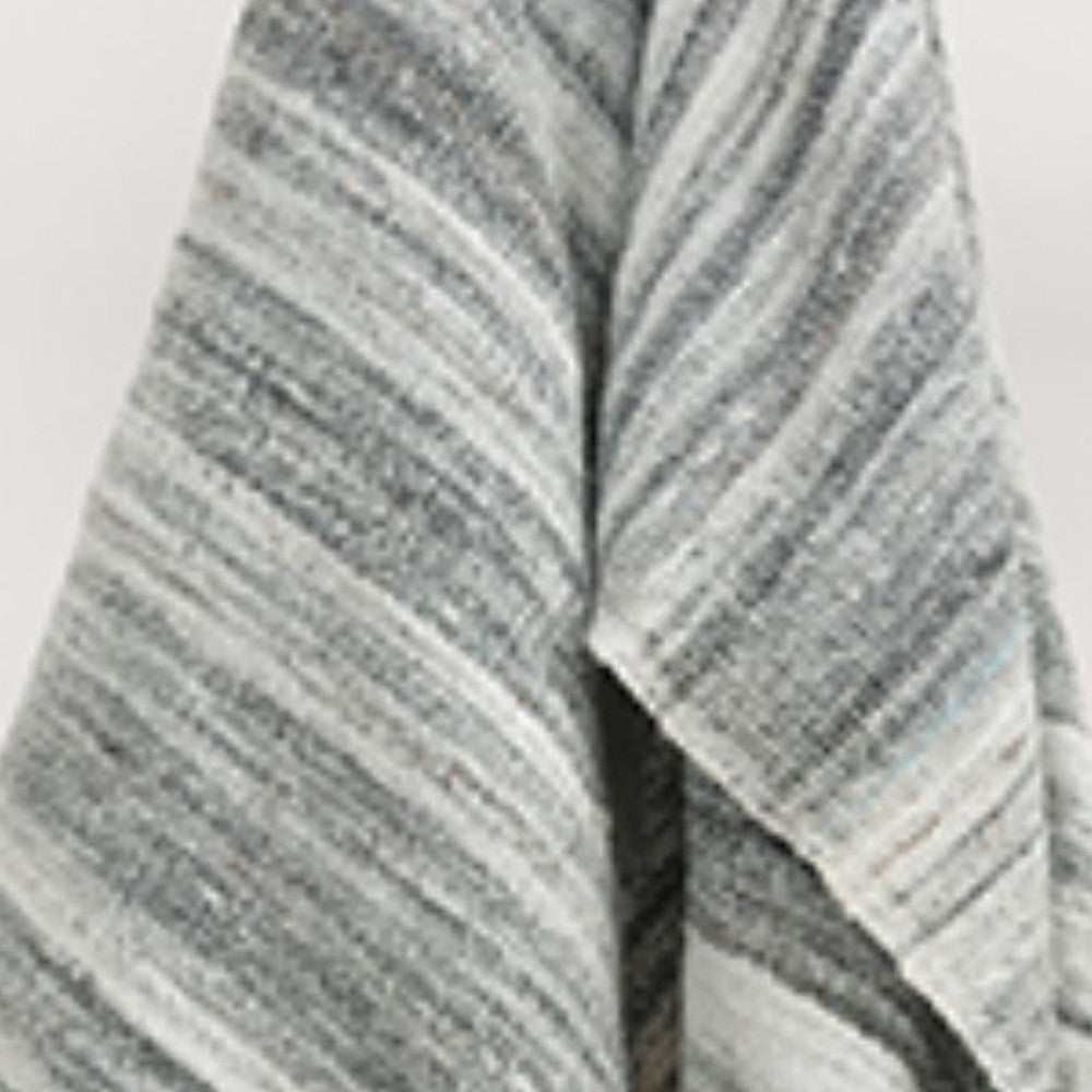 Gray Woven 100% Poly Pet Throw Blanket-5
