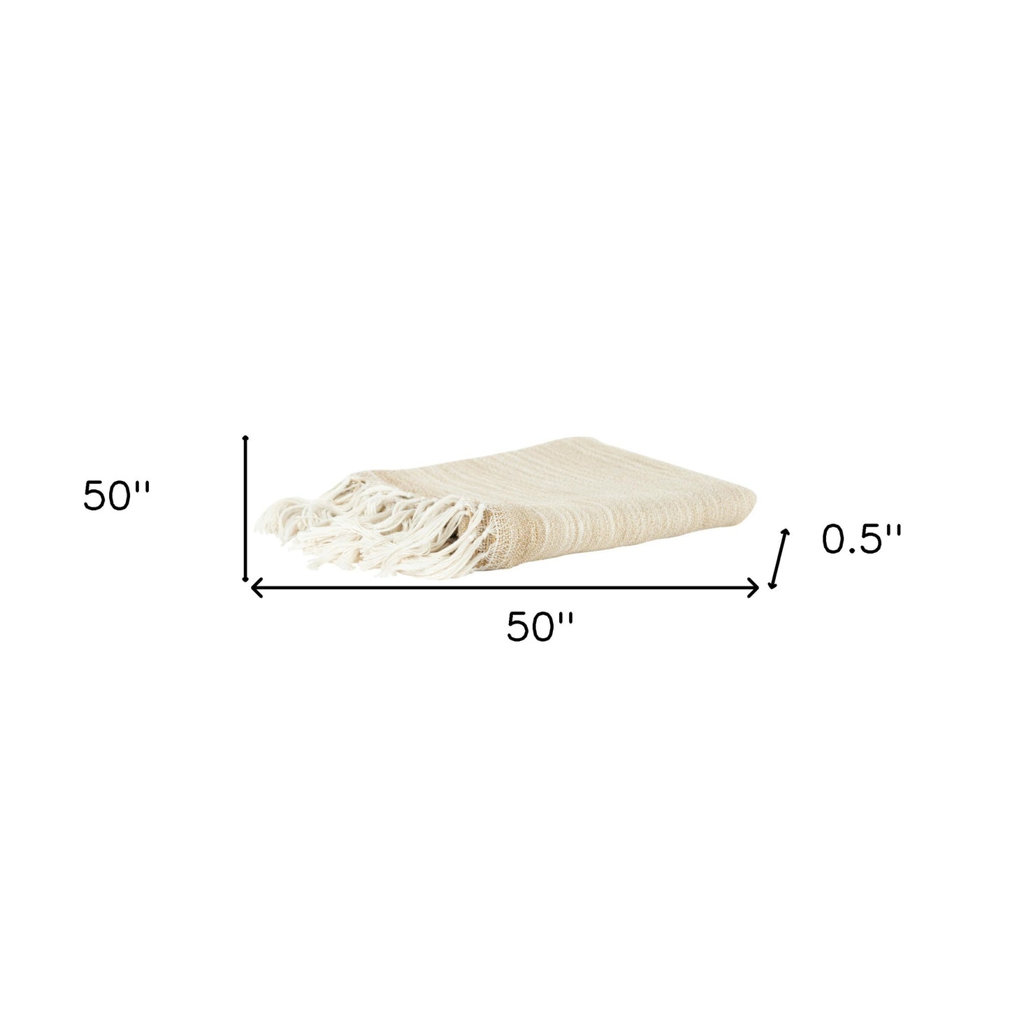 Beige Woven 100% Poly Pet Throw Blanket-5