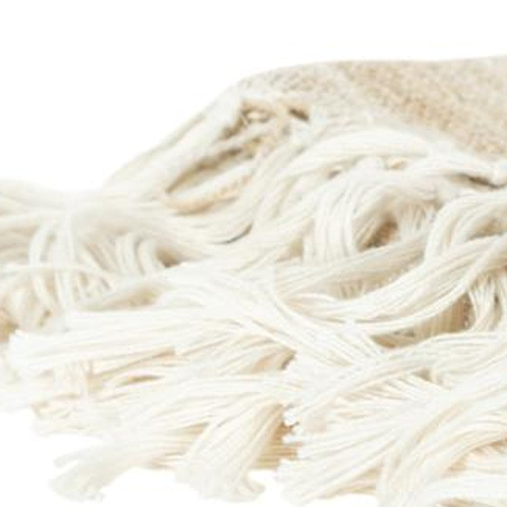 Beige Woven 100% Poly Pet Throw Blanket-4