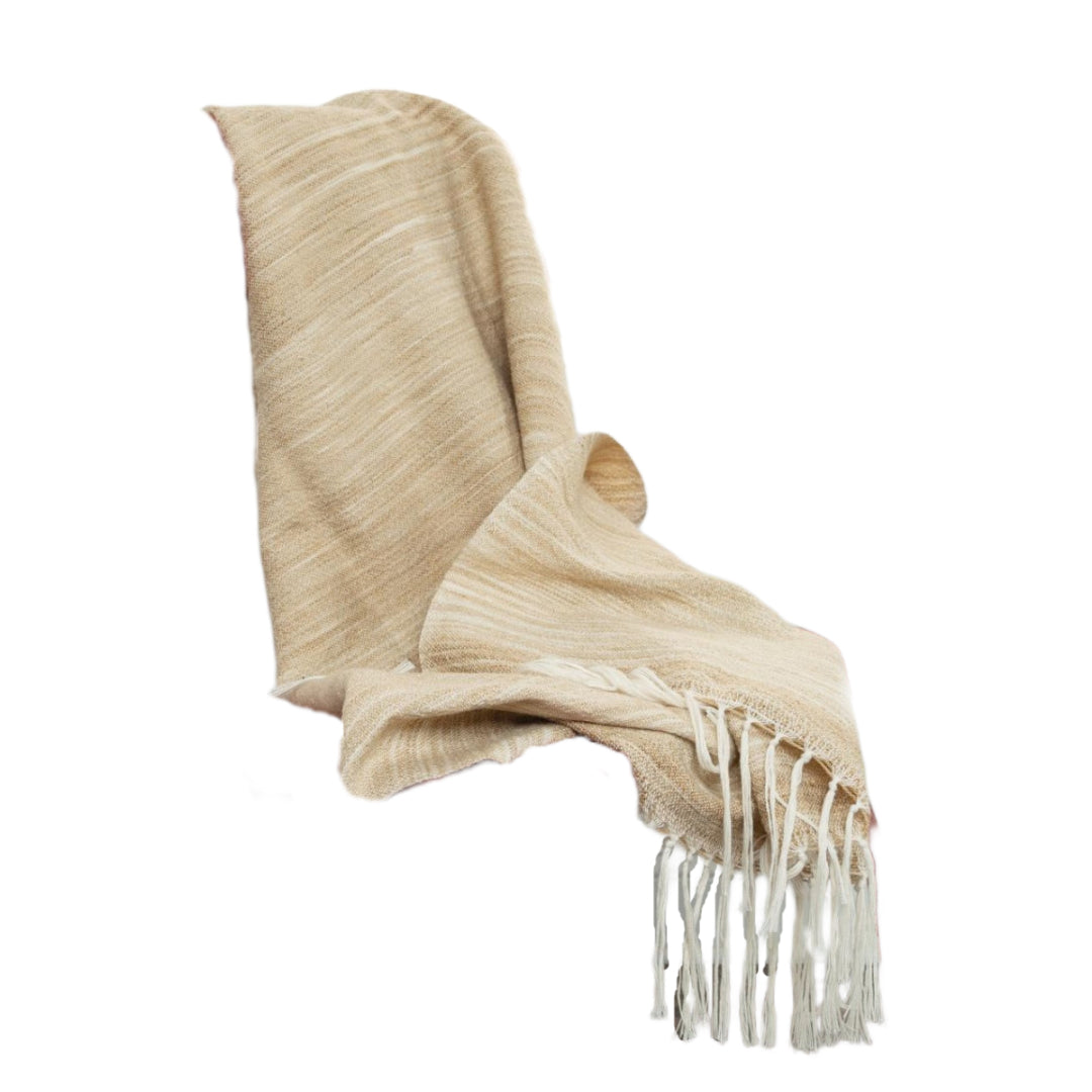 Beige Woven 100% Poly Pet Throw Blanket-2