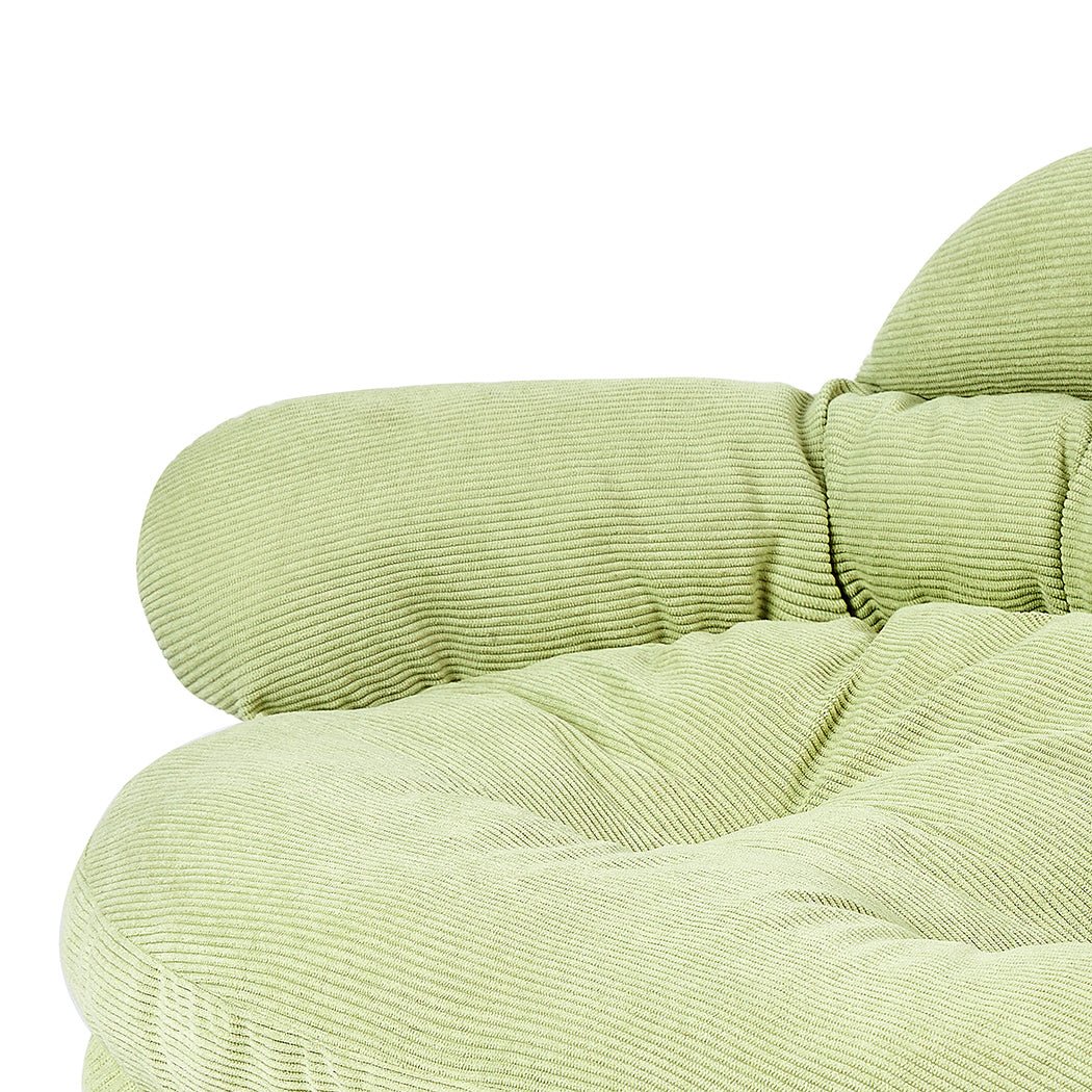 Plush Elevated Pet Sofa Bed - Green-3