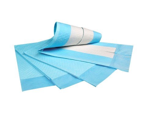 50 Puppy Toilet Training Pads Blue-0