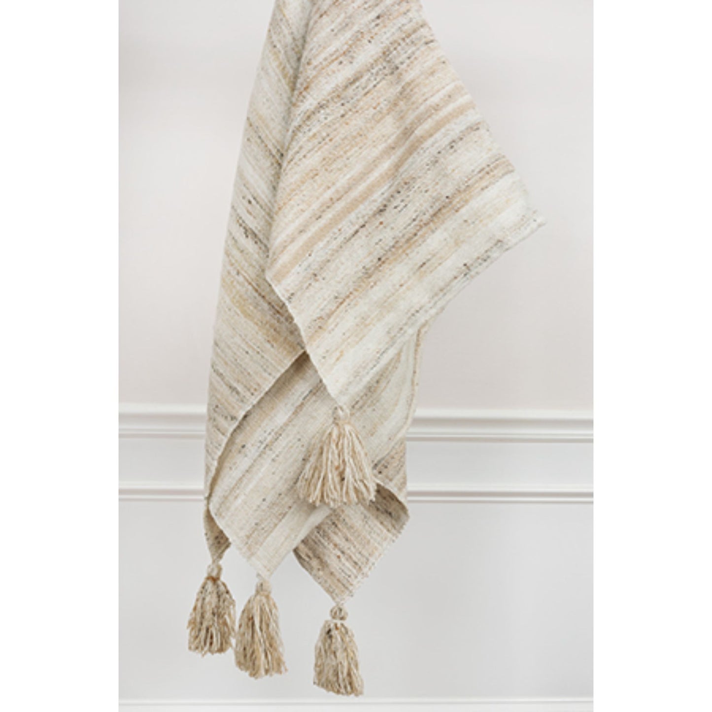 Beige Woven 100% Poly Pet Throw Blanket-0