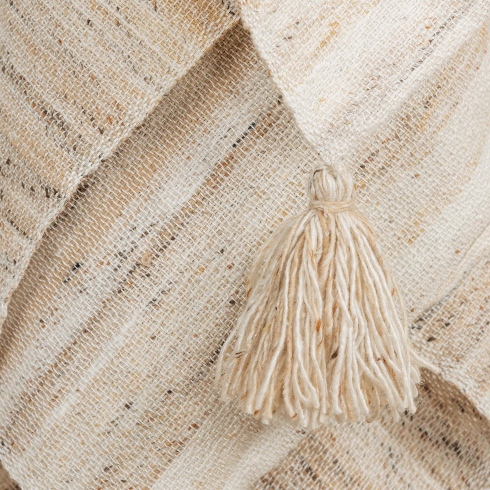 Beige Woven 100% Poly Pet Throw Blanket-6