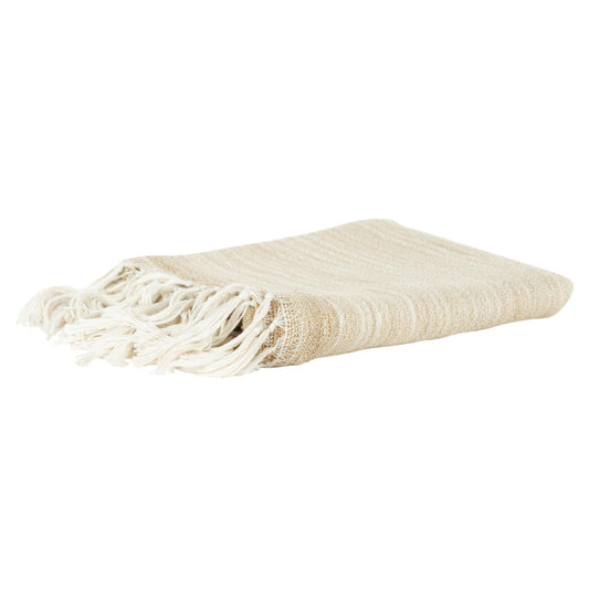 Beige Woven 100% Poly Pet Throw Blanket-0