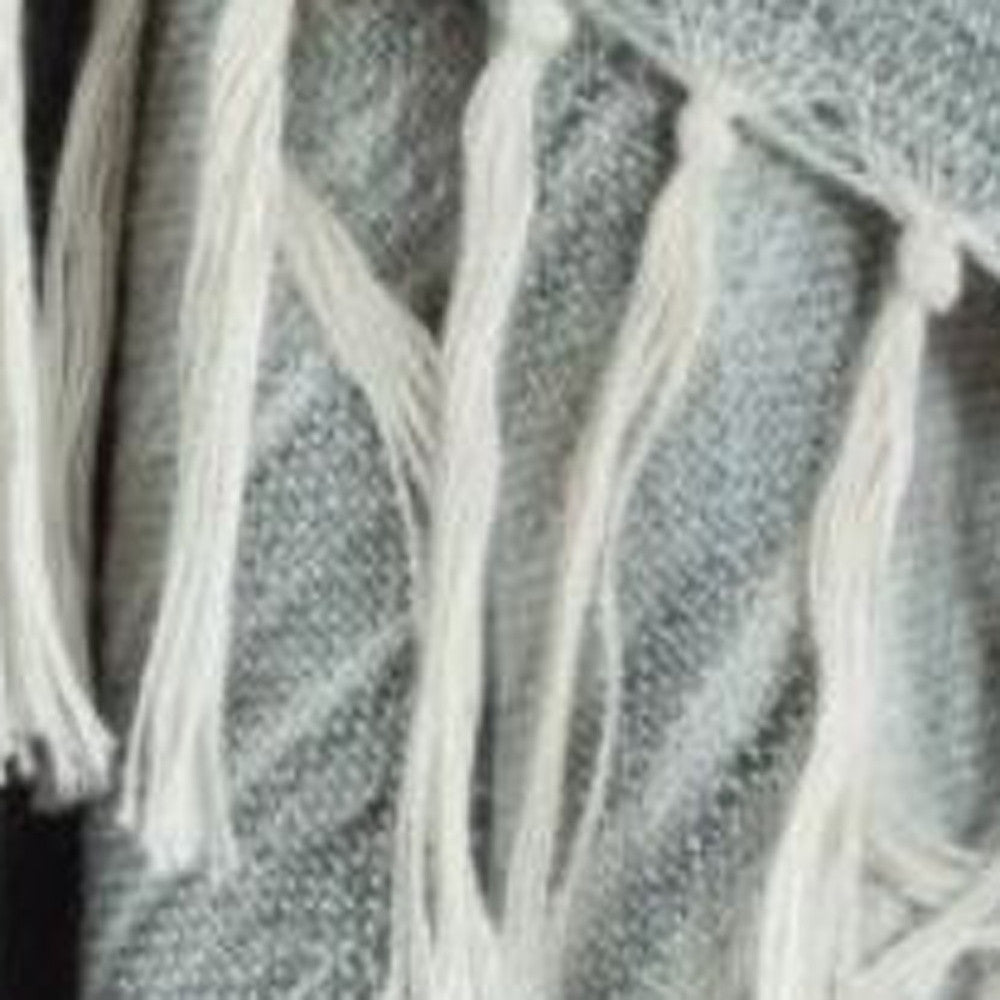 Gray Woven 100% Poly Pet Throw Blanket-3