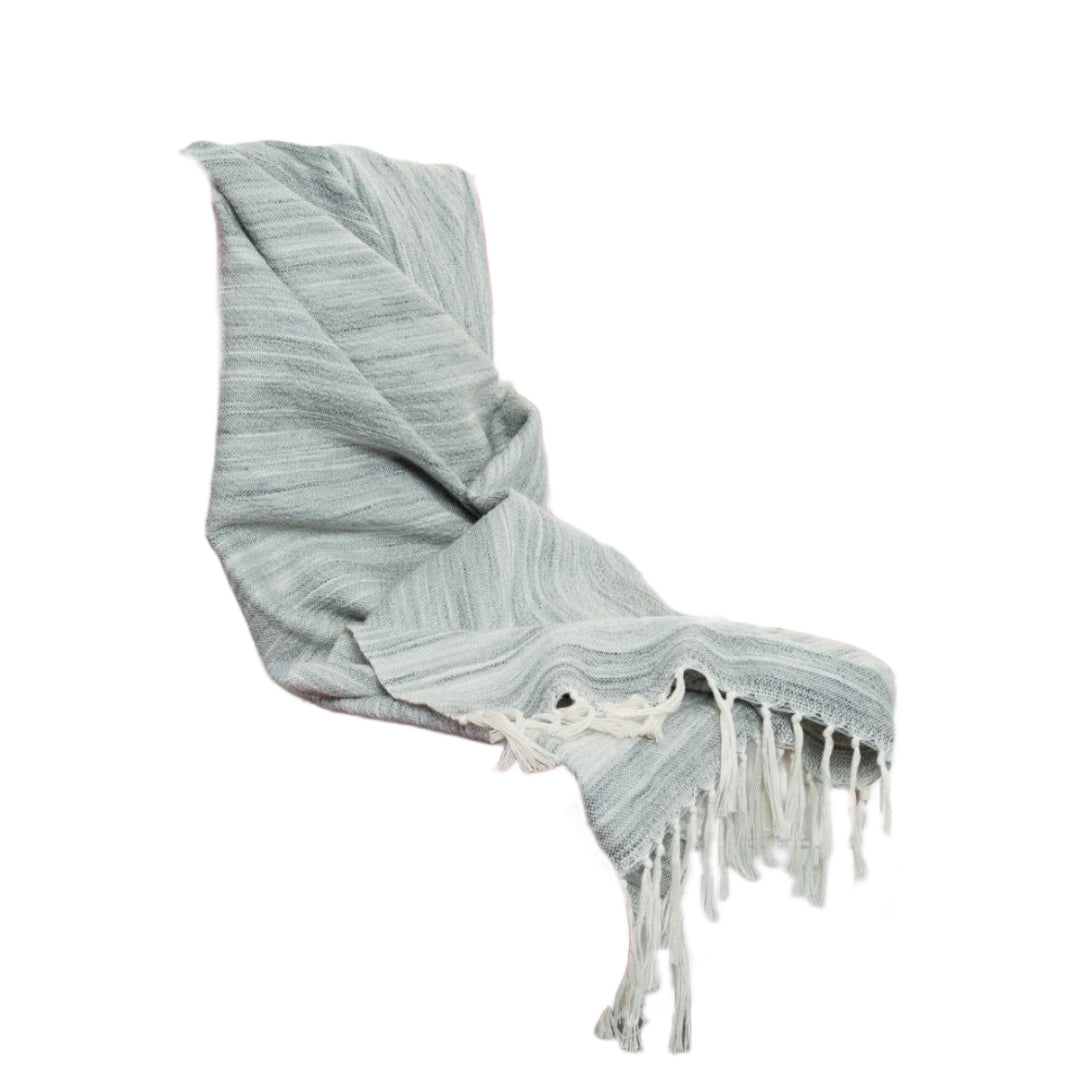 Gray Woven 100% Poly Pet Throw Blanket-2