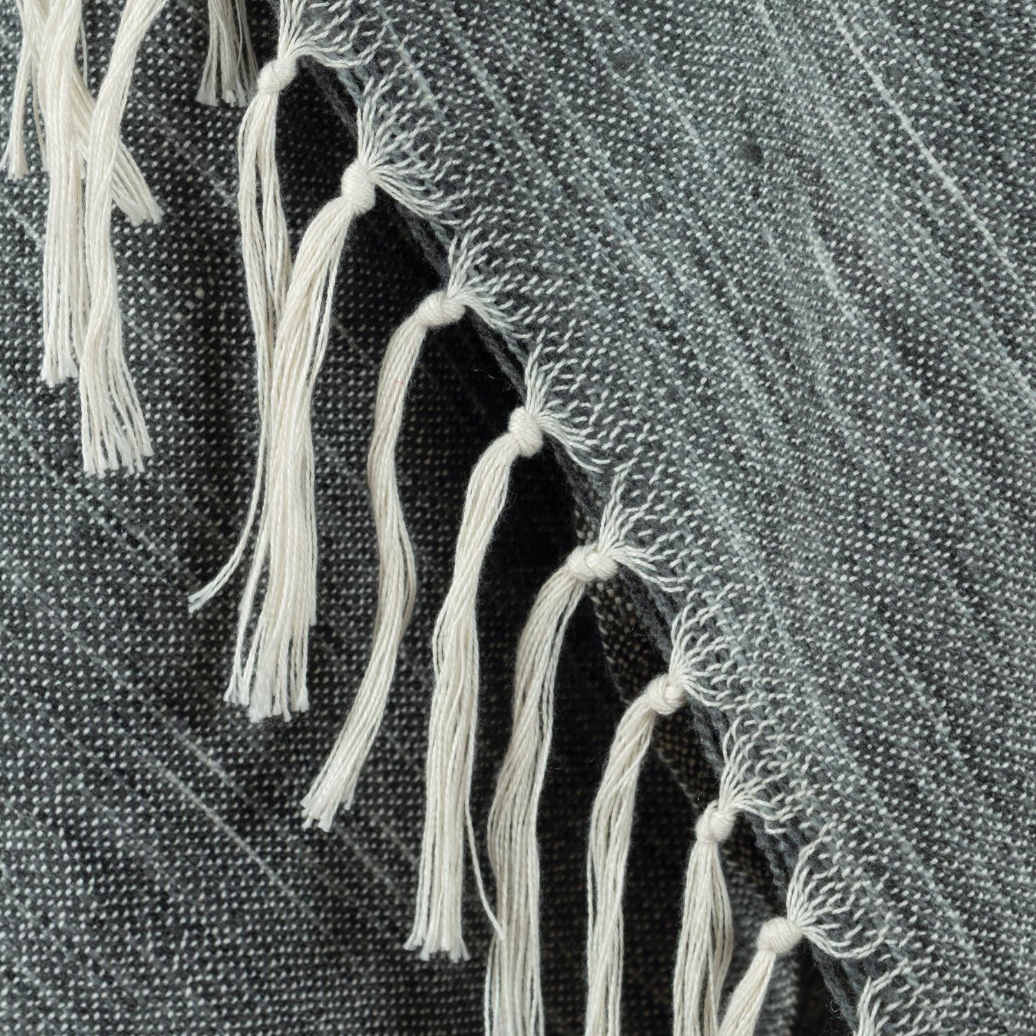 Black Woven 100% Poly Pet Throw Blanket-5