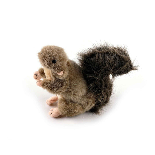 Dog Plush Toy - Squirrel Squeaky Interactive Small Life Like Pet Puppy Play-1